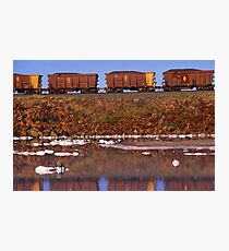 Ore Cars Photographic Print