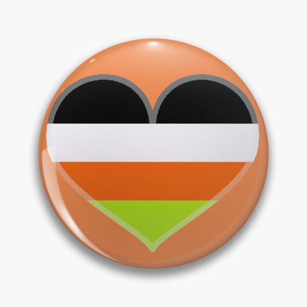 Item preview, Older Non-Binary Pride Heart [Orange Edition] designed and sold by Roxzania.