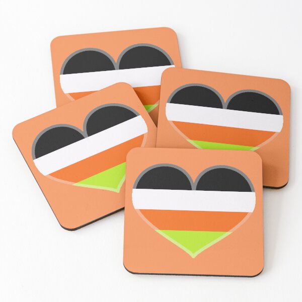 Item preview, Older Non-Binary Pride Heart [Orange Edition] designed and sold by Roxzania.