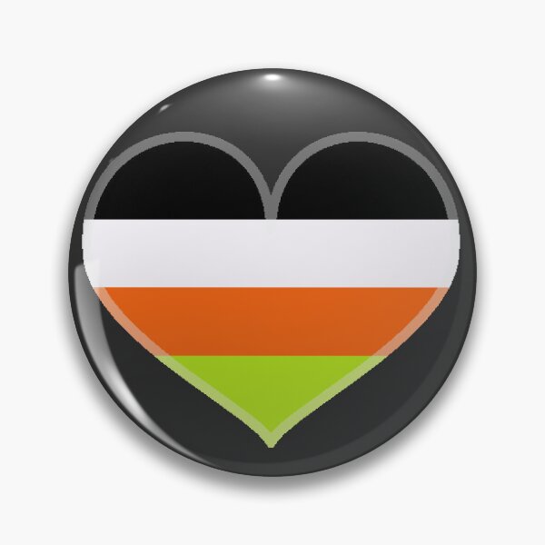 Item preview, Older Non-Binary Pride Heart [Dark Edition] designed and sold by Roxzania.