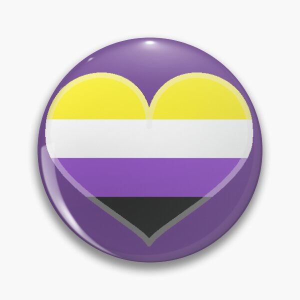 Item preview, Non-Binary Pride Heart [Purple Edition] designed and sold by Roxzania.
