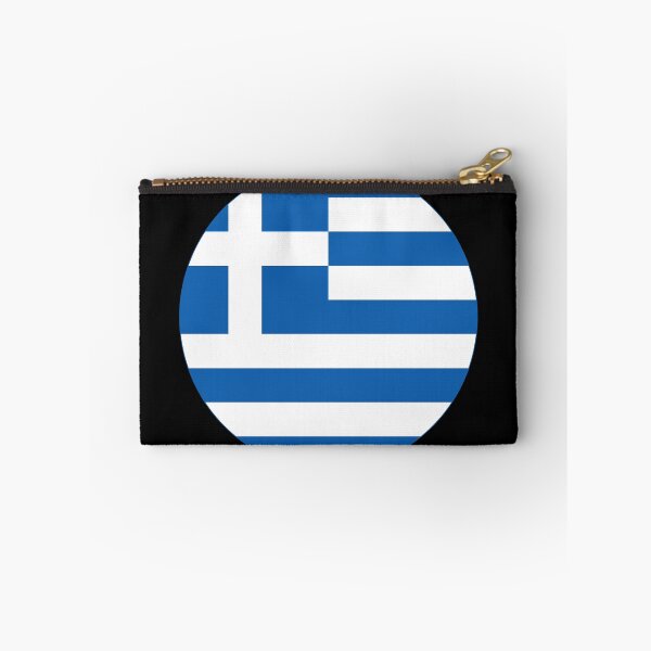 Item preview, Round Greece Flag Icon | Circular Greek Flag Button Element designed and sold by NTGUILTY.