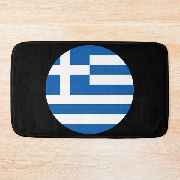 Item preview, Round Greece Flag Icon | Circular Greek Flag Button Element designed and sold by NTGUILTY.