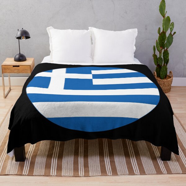 Item preview, Round Greece Flag Icon | Circular Greek Flag Button Element designed and sold by NTGUILTY.