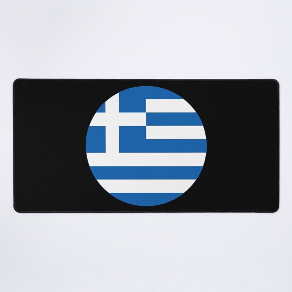 Item preview, Round Greece Flag Icon | Circular Greek Flag Button Element designed and sold by NTGUILTY.