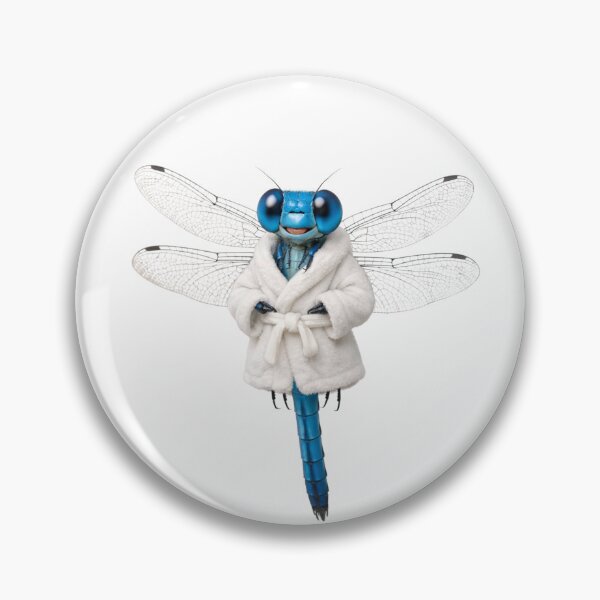 Item preview, Relaxing Bathrobe Blue Dragonfly designed and sold by Sillytoe.