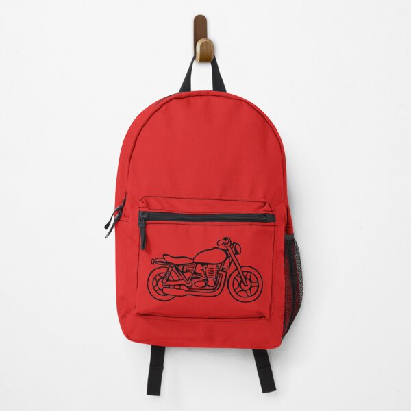 Item preview, Motorbike Line Drawing Black and Red designed and sold by Adamo-illustration.