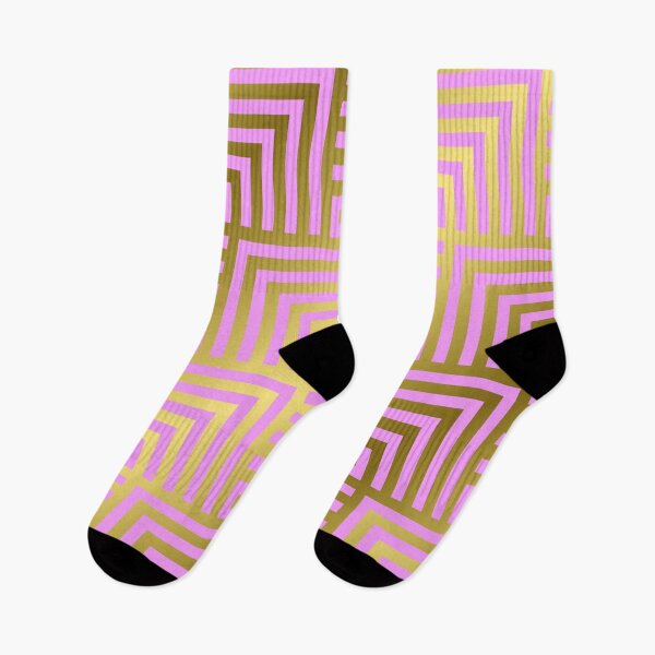 Item preview, Art Deco-Style Gold-Hues And Pink Pattern designed and sold by DEC02.