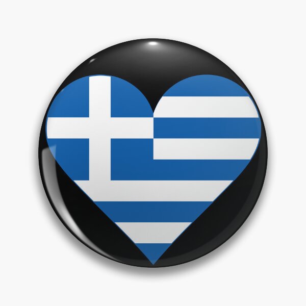 Item preview, Greece Heart Flag Graphic | I Love Greece Patriotic Symbol designed and sold by NTGUILTY.