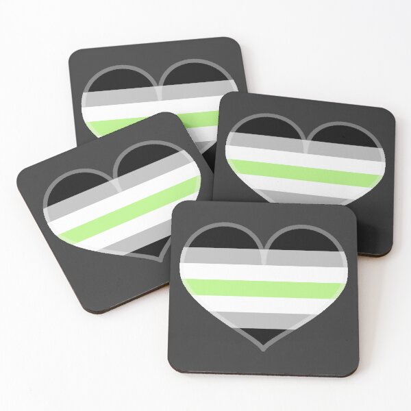 Item preview, Agender Pride Heart [Dark Edition] designed and sold by Roxzania.