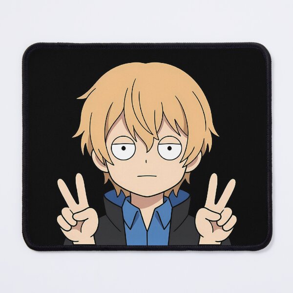 Item preview, Eugeo Sword Art Online Blonde Deadpan Peace Pose designed and sold by earlobejerk.