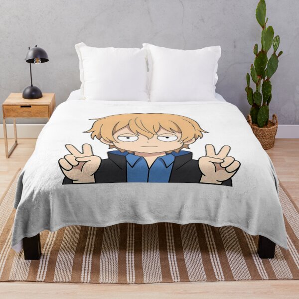 Item preview, Eugeo Sword Art Online Blonde Deadpan Peace Pose designed and sold by earlobejerk.