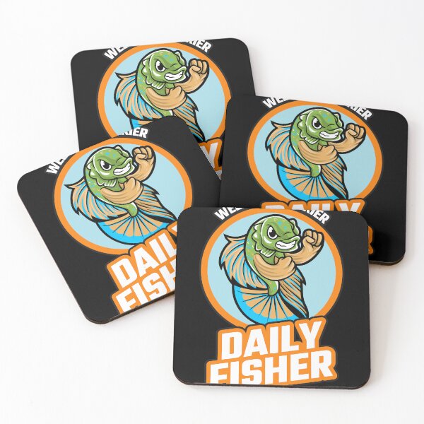 Item preview, Weekend Worrier Daily Fisher Fishing Addict designed and sold by SquatchPrintsCo.