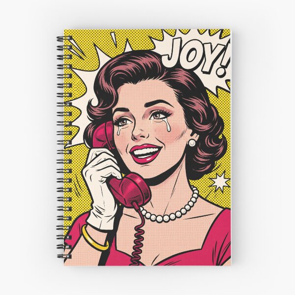 Item preview, Retro Comic Woman Crying Joyful Tears Vintage Vibe designed and sold by Pride Emblem Prints.