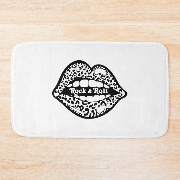 Item preview, Leopard Print Lips Rock and Roll Graphic Art designed and sold by The secret storage room.