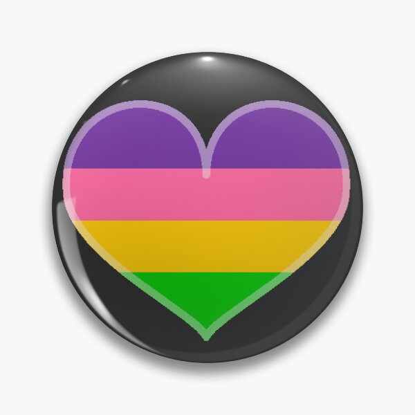 Item preview, Sappho Lesbian Pride Heart [Dark Edition] designed and sold by Roxzania.