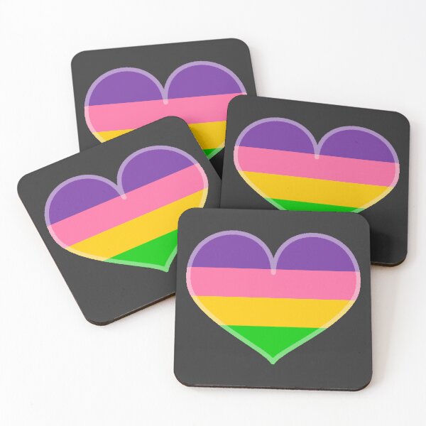 Item preview, Sappho Lesbian Pride Heart [Dark Edition] designed and sold by Roxzania.