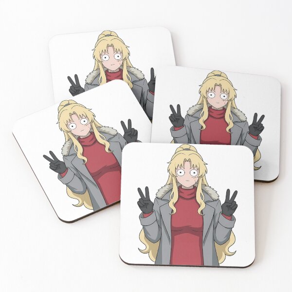 Item preview, Balalaika Black Lagoon Funny Peace Pose Anime Girl designed and sold by earlobejerk.