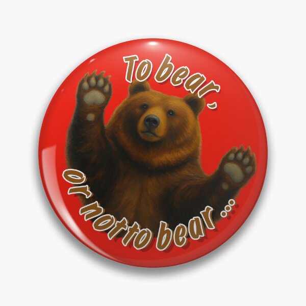 Item preview, To Be Or Not To Be Hamlet Bear Funny Theatre designed and sold by InkyCorvid.
