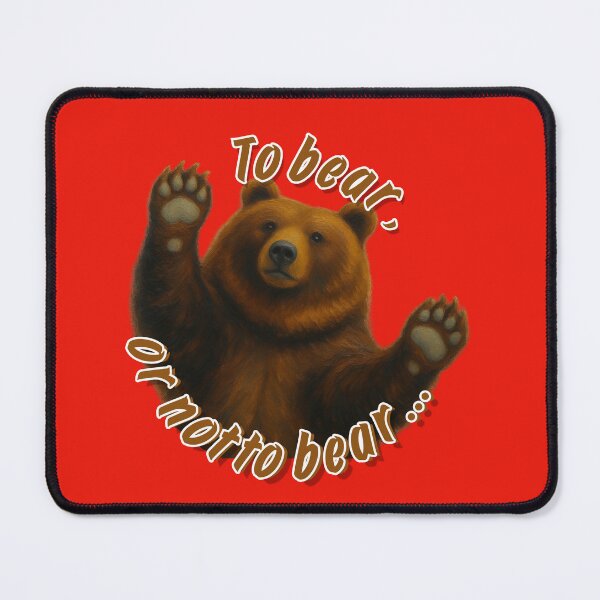 Item preview, To Be Or Not To Be Hamlet Bear Funny Theatre designed and sold by InkyCorvid.