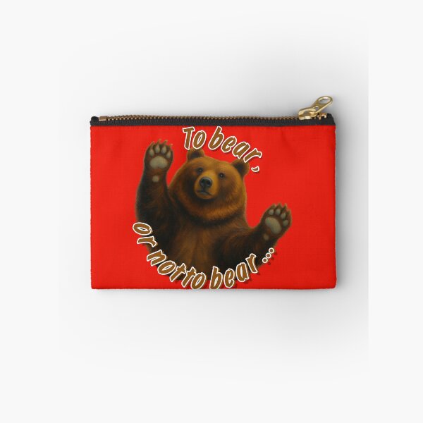 Item preview, To Be Or Not To Be Hamlet Bear Funny Theatre designed and sold by InkyCorvid.