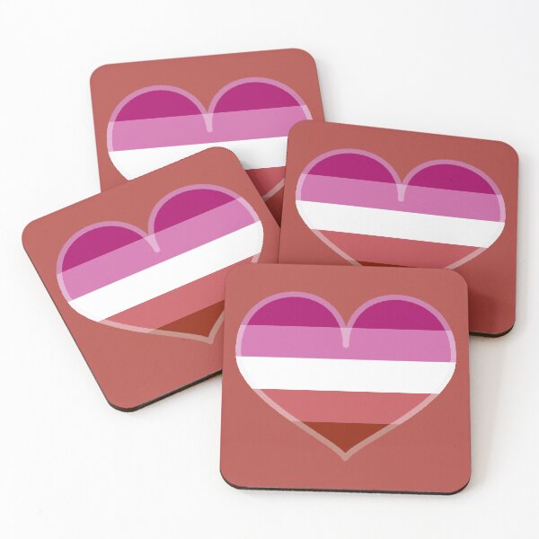 Item preview, Lipstick Lesbian Pride Heart [Red Edition] designed and sold by Roxzania.