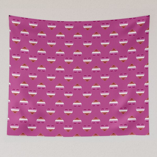 Item preview, Lipstick Lesbian Pride Heart [Pink Edition] designed and sold by Roxzania.