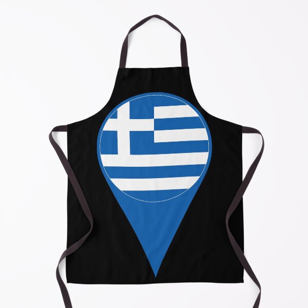 Item preview, Greece Flag Location Pin Map Marker | Greek Destination GPS Icon designed and sold by NTGUILTY.