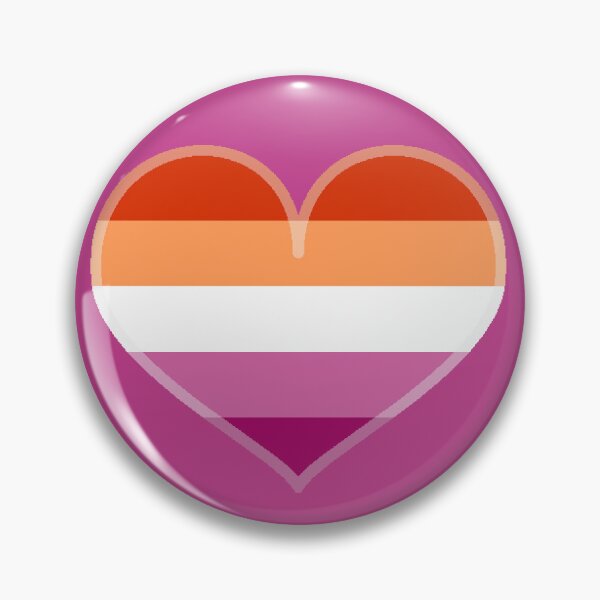 Item preview, Lesbian Pride Heart [Pink Edition] designed and sold by Roxzania.