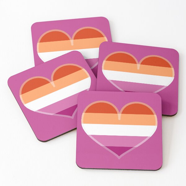 Item preview, Lesbian Pride Heart [Pink Edition] designed and sold by Roxzania.