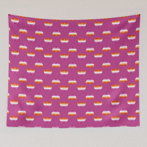 Item preview, Lesbian Pride Heart [Pink Edition] designed and sold by Roxzania.