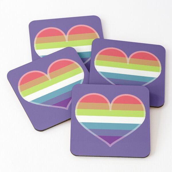 Item preview, Gay Rainbow Saturated Pride Heart [Purple Edition] designed and sold by Roxzania.