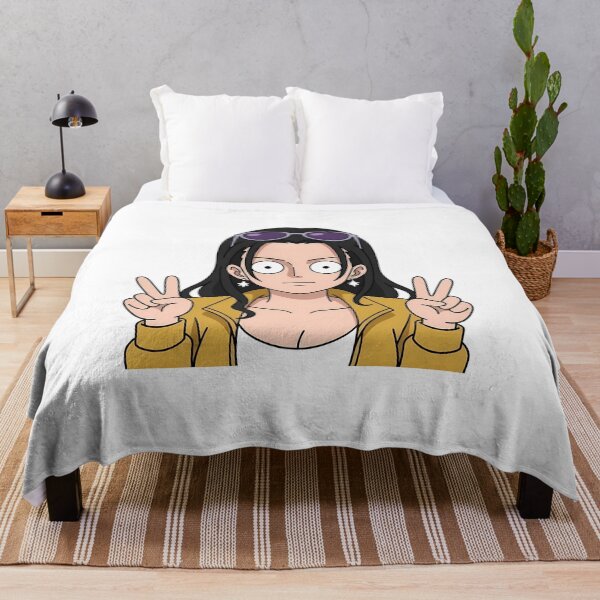 Item preview, Nico Robin One Piece Mustard Jacket Peace Portrait designed and sold by earlobejerk.