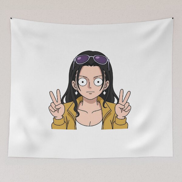 Item preview, Nico Robin One Piece Mustard Jacket Peace Portrait designed and sold by earlobejerk.