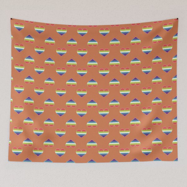 Item preview, Gay Rainbow Saturated Pride Heart [Orange Edition] designed and sold by Roxzania.