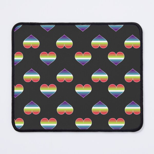 Item preview, Gay Rainbow Saturated Pride Heart [Dark Edition] designed and sold by Roxzania.