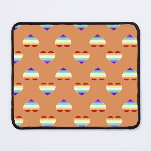 Item preview, Gay Rainbow Vibrant Pride Heart [Orange Edition] designed and sold by Roxzania.