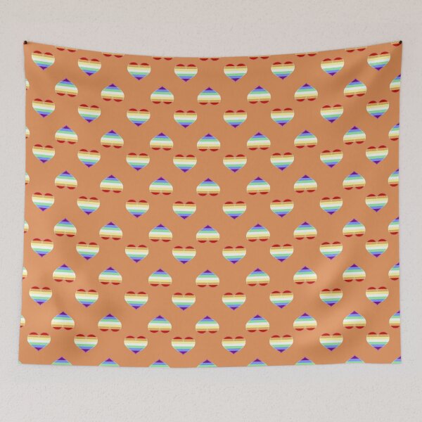 Item preview, Gay Rainbow Vibrant Pride Heart [Orange Edition] designed and sold by Roxzania.