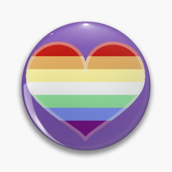 Item preview, Gay Rainbow Vibrant Pride Heart [Purple Edition] designed and sold by Roxzania.