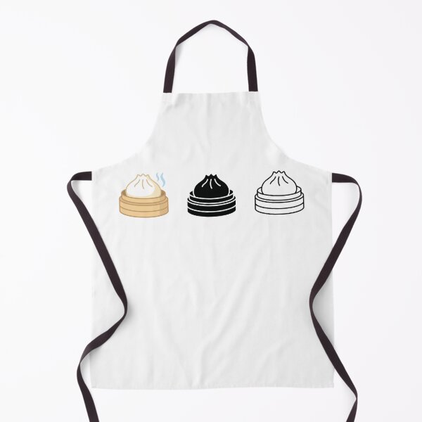 Item preview, Three Dumpling Illustrations – Black Outline and Colored Food Set designed and sold by EmeraldeaArt.