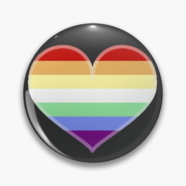 Item preview, Gay Rainbow Vibrant Pride Heart [Dark Edition] designed and sold by Roxzania.
