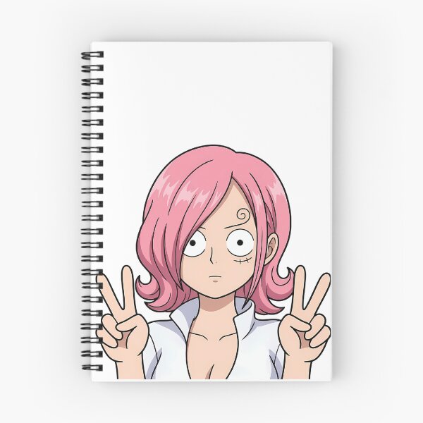Item preview, Vinsmoke Reiju One Piece Pink Hair Double Peace designed and sold by earlobejerk.