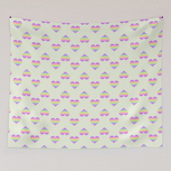 Item preview, Gay Rainbow Pastel Pride Heart [Green Edition] designed and sold by Roxzania.