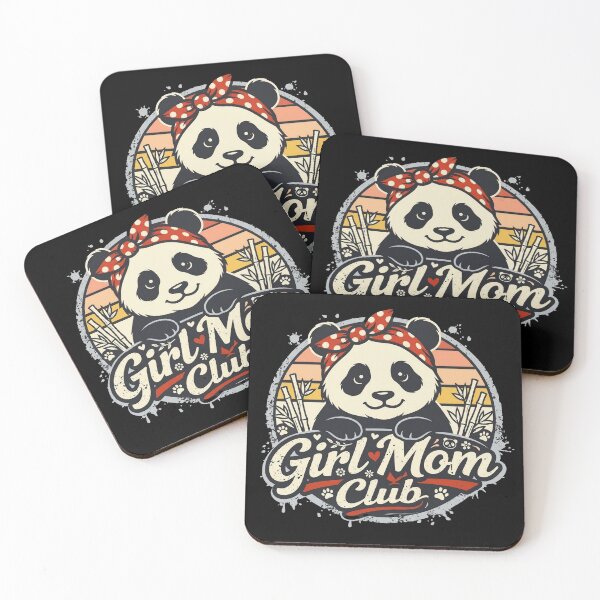 Item preview, Girl Mom Club - Cute Panda  designed and sold by Graphic Vibe Designs.