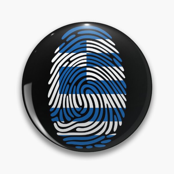 Item preview, Greece Flag Fingerprint Identity | Greek DNA Heritage Graphic designed and sold by NTGUILTY.