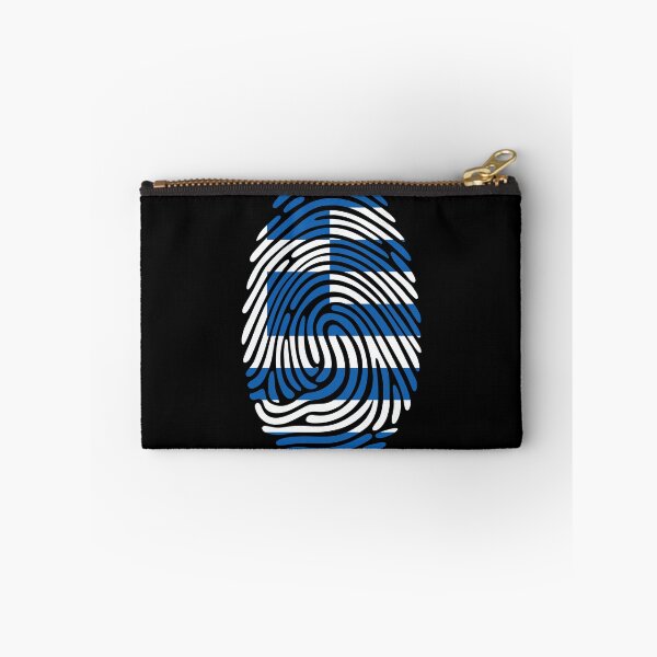 Item preview, Greece Flag Fingerprint Identity | Greek DNA Heritage Graphic designed and sold by NTGUILTY.