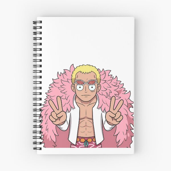 Item preview, Donquixote Doflamingo One Piece Pink Feather Peace Pose designed and sold by earlobejerk.