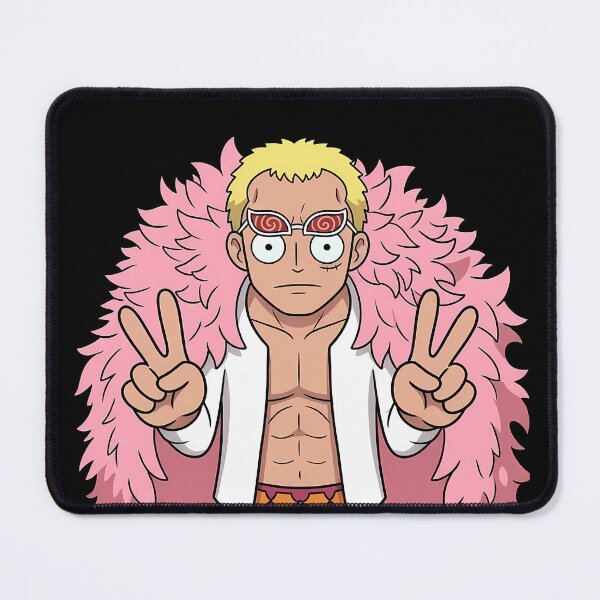 Item preview, Donquixote Doflamingo One Piece Pink Feather Peace Pose designed and sold by earlobejerk.