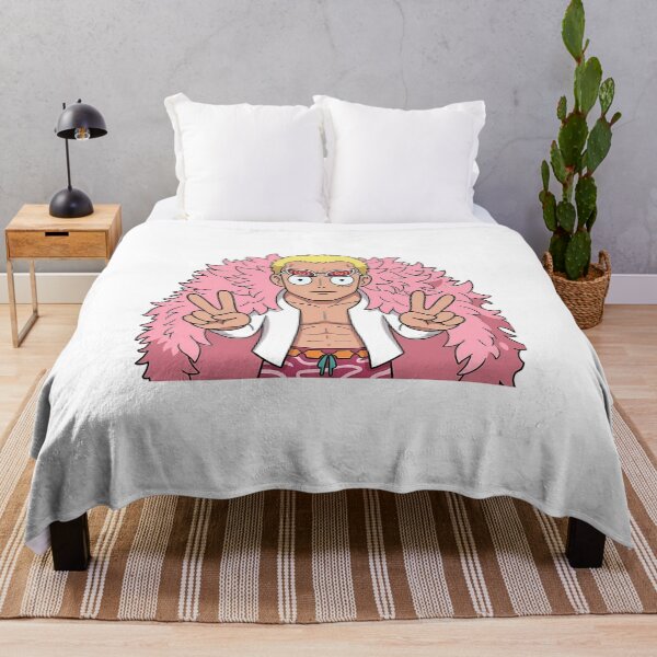 Item preview, Donquixote Doflamingo One Piece Pink Feather Peace Pose designed and sold by earlobejerk.