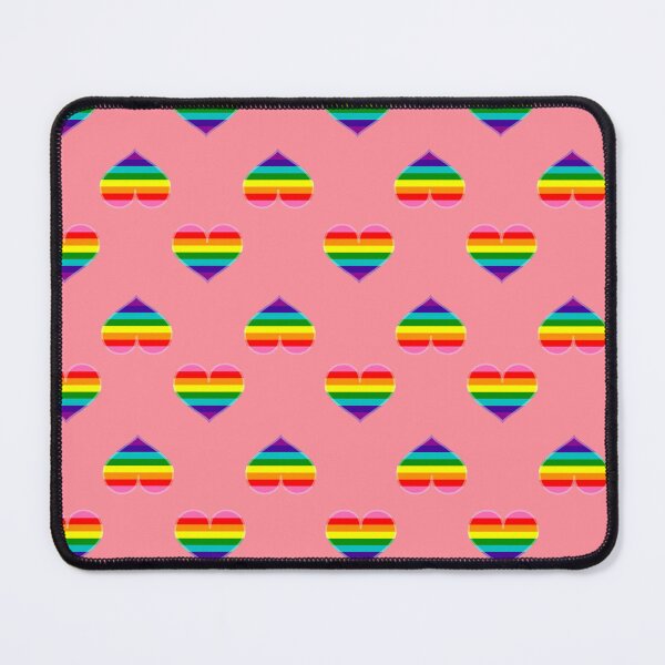 Item preview, Gay Rainbow 8-stripe Pride Heart [Pink Edition] designed and sold by Roxzania.